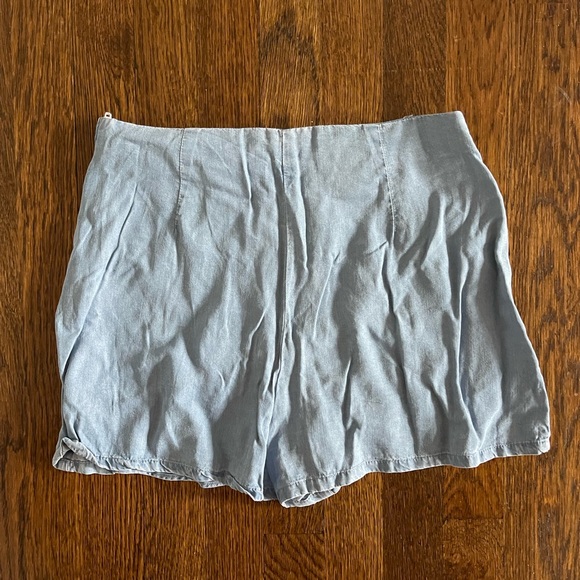 Zara Chambray Skort with Ruffle Detail - Picture 4 of 5